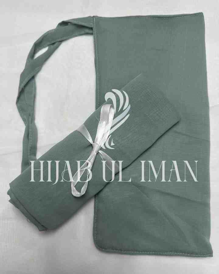 Half NIqab-Sage Green