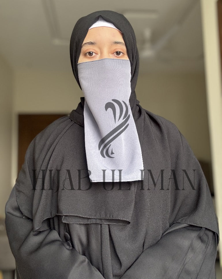 Half Niqab-Grey